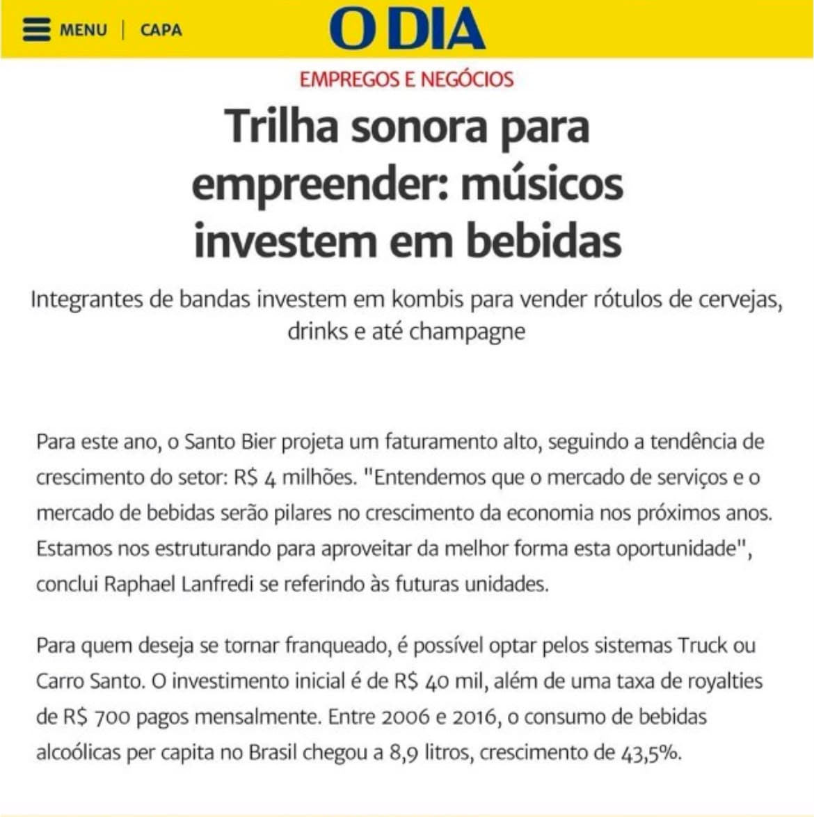 O Dia — Trilha sonora para empreender
